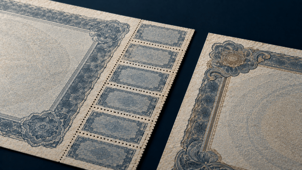 Historische Wertpapiere mit Kupons – Anleihen vs. Aktien